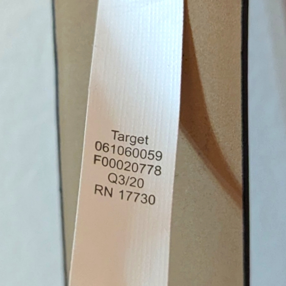 Target Black Vegan Leather Belt - Picture 3 of 4